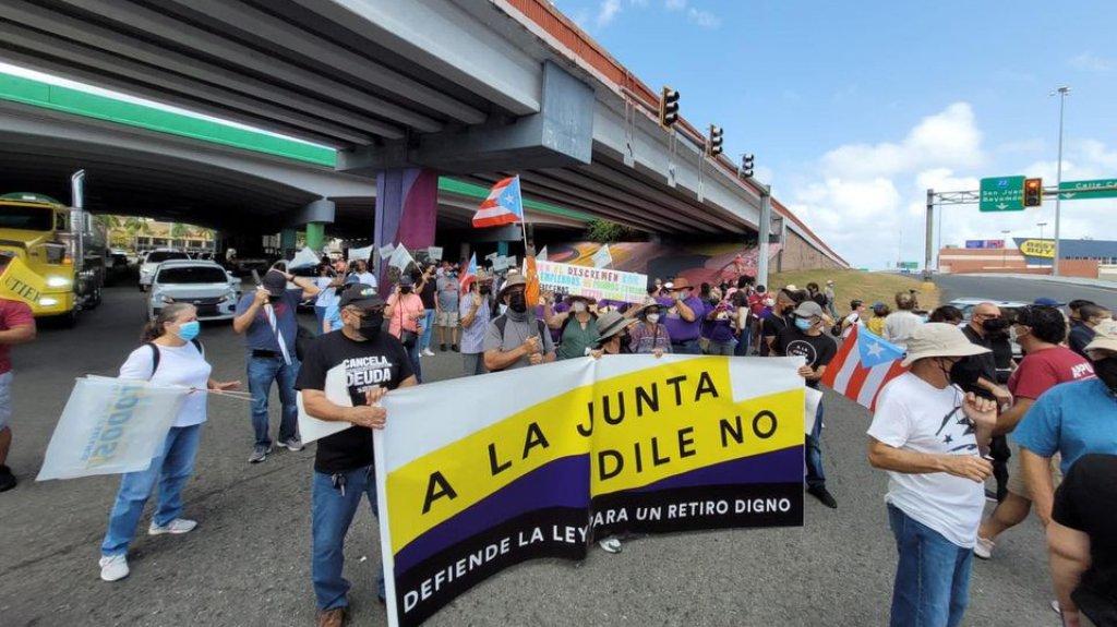  Cientos marchan contra la JSF en Hato Rey 