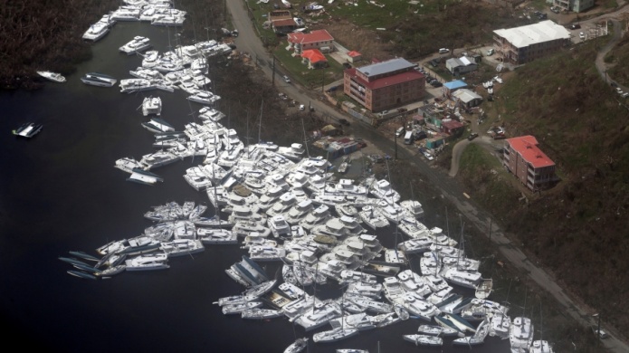 El huracÃ¡n MarÃ­a azota la costa sureste de EEUU y Lee se fortalece a categorÃ­a 2