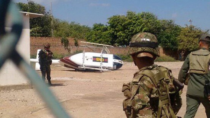 Un helicÃ³ptero venezolano cae en Colombia