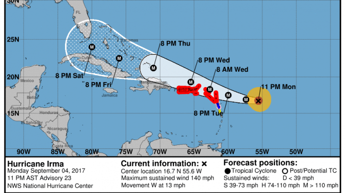 [AmpliaciÃ³n] Aviso de huracÃ¡n para Puerto Rico.