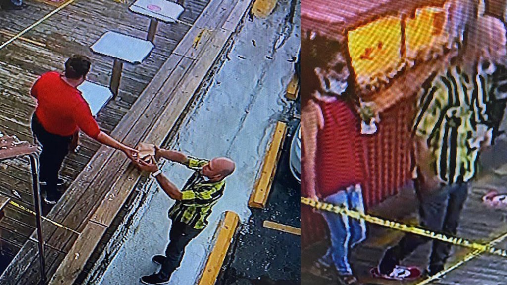  Estos dos fueron a comprar comida en un negocio de Maunabo y terminaron rob&aacute;ndose una perra 