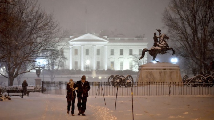 La llegada de la supertormenta a Estados Unidos