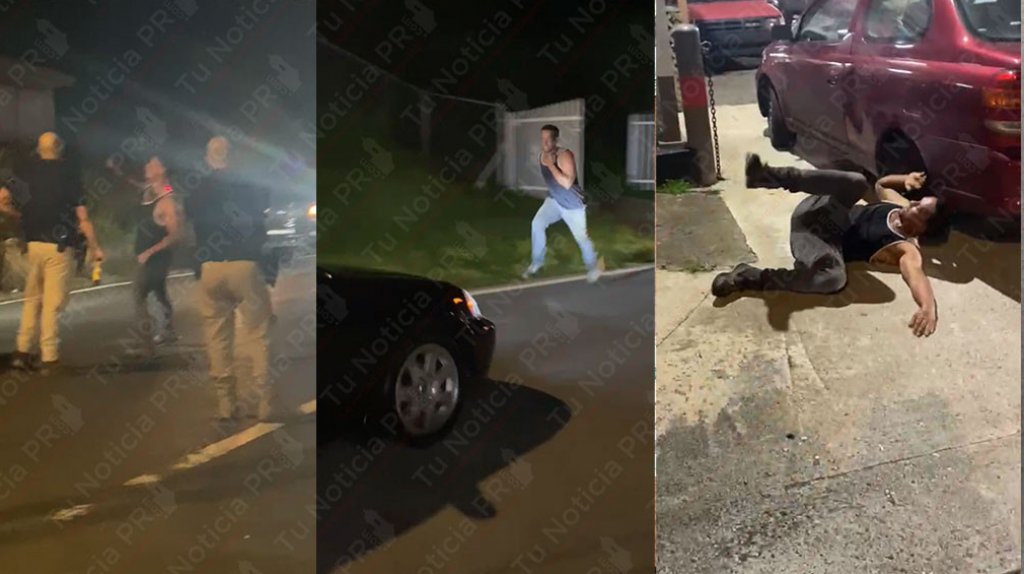  Video: Le dieron &ldquo;Taser&rdquo;, bat&oacute;n y aun as&iacute; se la puso dif&iacute;cil a polic&iacute;as en Naranjito 