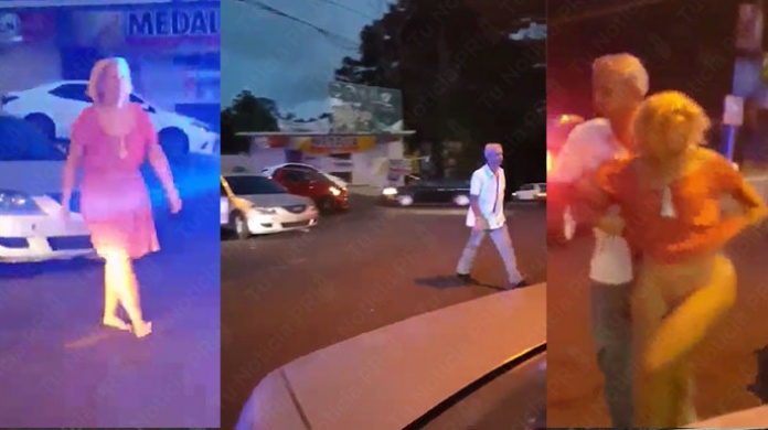 Video: Mujer policía de San Juan "Borracha" agrede ciudadanos, los insulta y muestra sus nalgas  