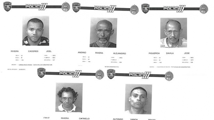 Radican cargos a cinco hombres por posesiÃ³n de sustancias