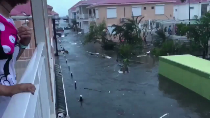 VIDEOS: El huracÃ¡n Irma arrasa la isla de San MartÃ­n