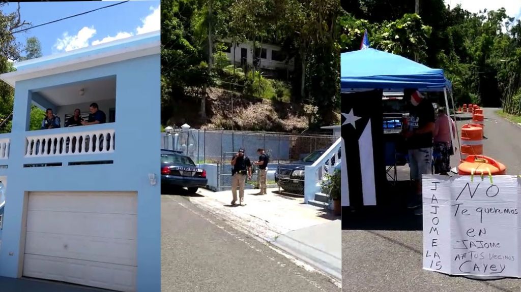  Video: Manifestantes llegan hoy hasta la casa de campo del gobernador en Cayey 