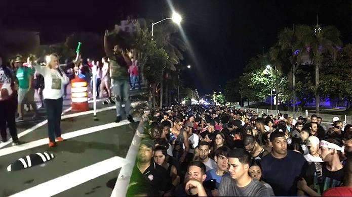 Video: Caos en el momento del Desalojo luego de tiroteo en las Fiesta de La calle San SebastiÃ¡n