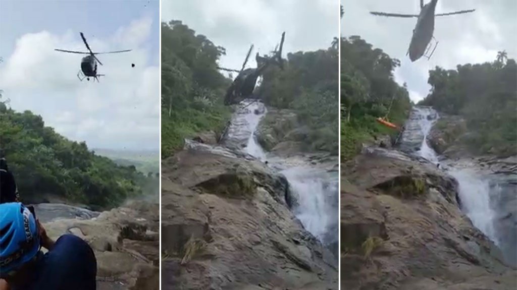  VIDEO: Momentos de la extracción del cuerpo de la joven que falleció en los predios del charco El Hippie en Naguabo 