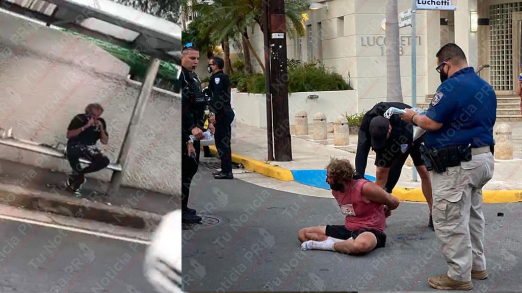 Video: Arrestan a hombre que se com&iacute;a las palomas en Condado 
