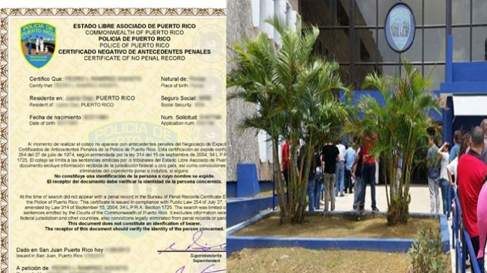 Atención: Sin sistemas para certificados de antecedentes penales (Buena Conducta) 