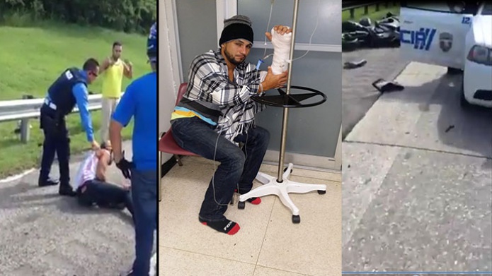 (Video) Desmentido Alegado Abuso Policiaco, en  Persecución con Motociclista en Manatí 