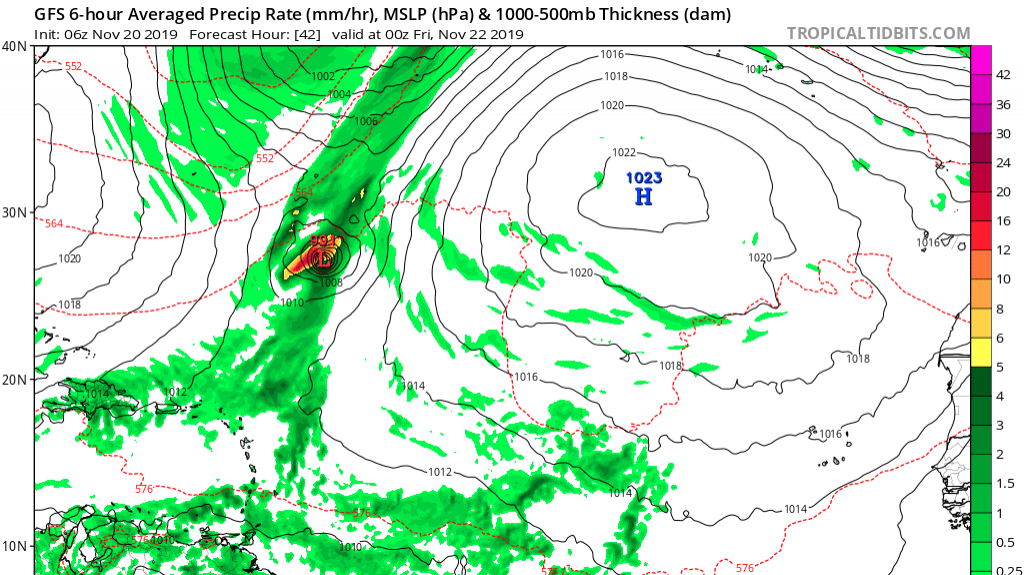  Frente frío de camino; espere tiempo variable y más fresco 