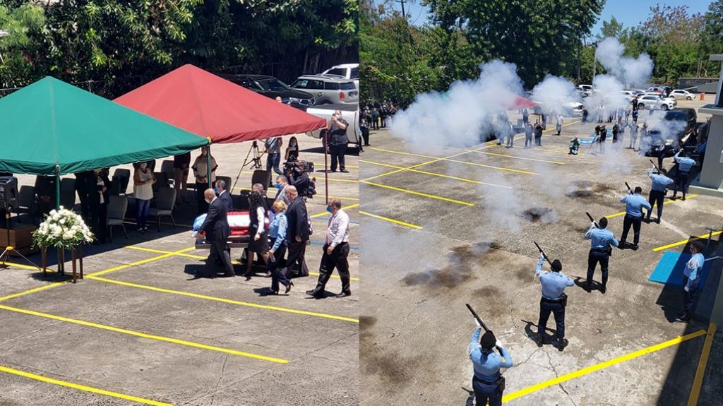  Video Sepultan con todos los honores a primer polic&iacute;a de Puerto Rico &ldquo;ca&iacute;do&rdquo; por Covid-19 