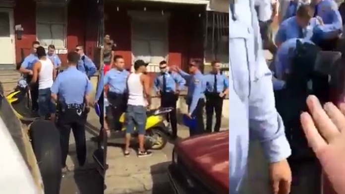 Video: Boricua en los Estados Unidos, trato de "guillarse" con la policÃ­a y termino arrestado 