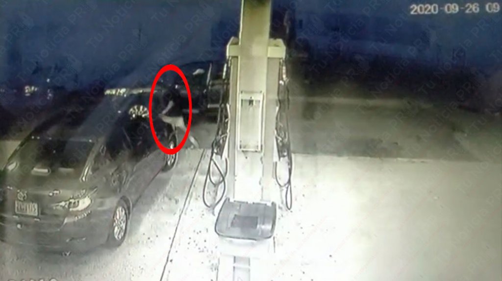  C&aacute;maras de gasolinera en Can&oacute;vanas captan momento en que &ldquo;Cacos&rdquo; intentan hacer un &ldquo;Carjacking&rdquo; 