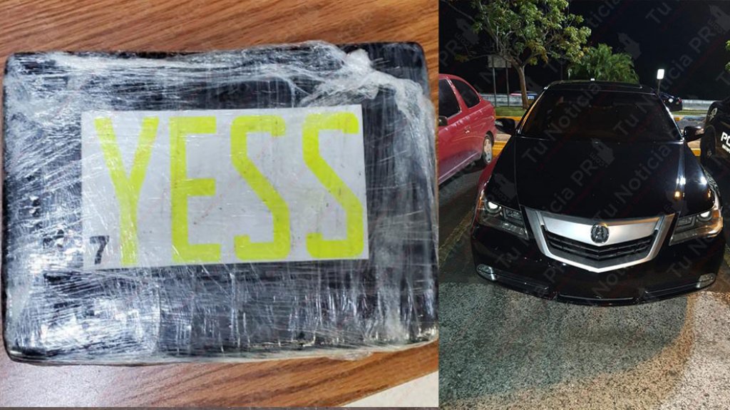  Los detuvieron por el uso del celular mientras conduc&iacute;an y terminaron arrestados por un kilo de coca&iacute;na 