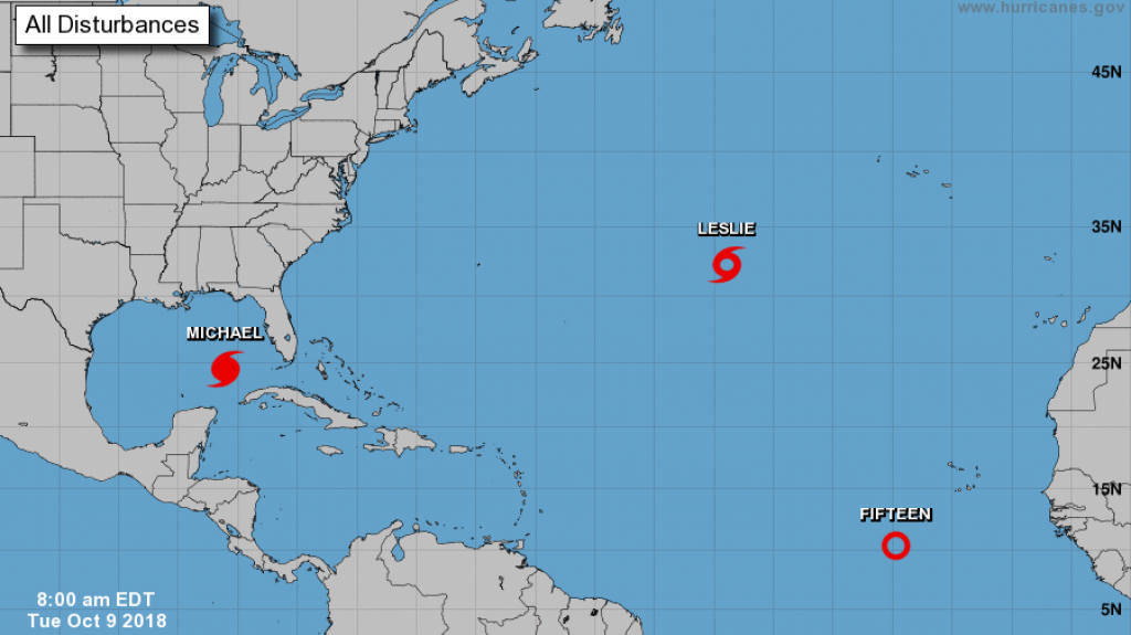  Se desarrolla nueva depresión tropical, mientras Michael se intensifica rumbo a Florida 