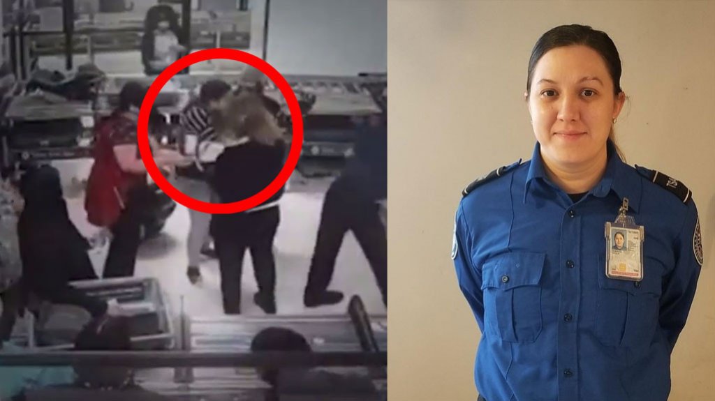  VIDEO:Oficial de la TSA entra en acci&oacute;n para salvar la vida de un beb&eacute; que dej&oacute; de respirar en Aeropuerto de Newark. 