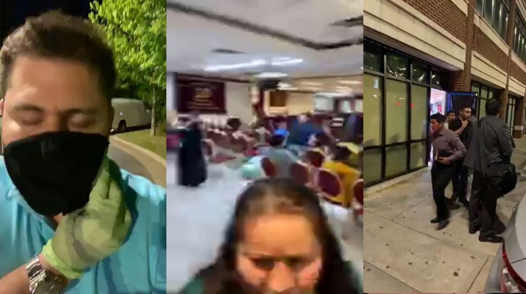  Video: Polic&iacute;a interviene en iglesia de Georgia, por violaci&oacute;n a la orden de distanciamiento 