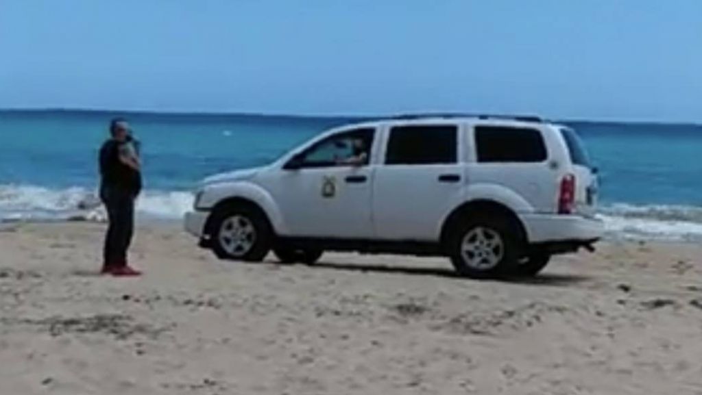  Video: Vehículo de recursos naturales le pasa por encima a un área de anidaje de tortugas en San Juan 