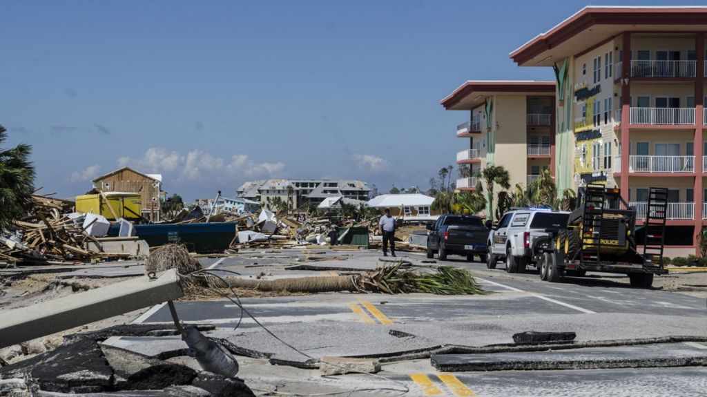  Video: Este fue el operativo en Panam&aacute; City, de Florida, para restablecer la luz luego del hurac&aacute;n 