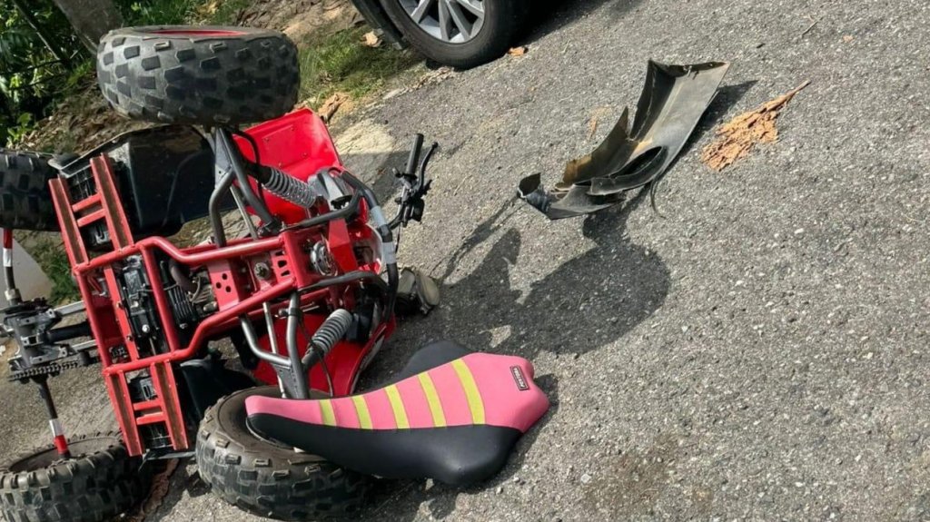  Grave hombre de 68 a&ntilde;os que choco su &ldquo;Four track&rdquo; en Moca 