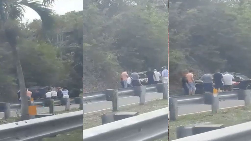  Video: Ciudadanos ayudan a enderezar veh&iacute;culo &ldquo;Can-Am&rdquo; volcado en A&ntilde;asco 