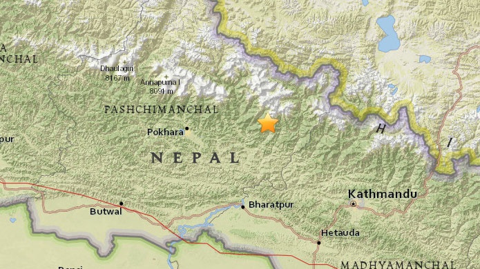 Se registra un nuevo fuerte sismo en Nepal