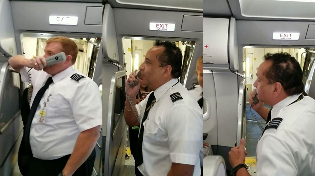  Viral video de piloto Boricua de Spirit que canto salsa antes de despegar el avi&oacute;n 