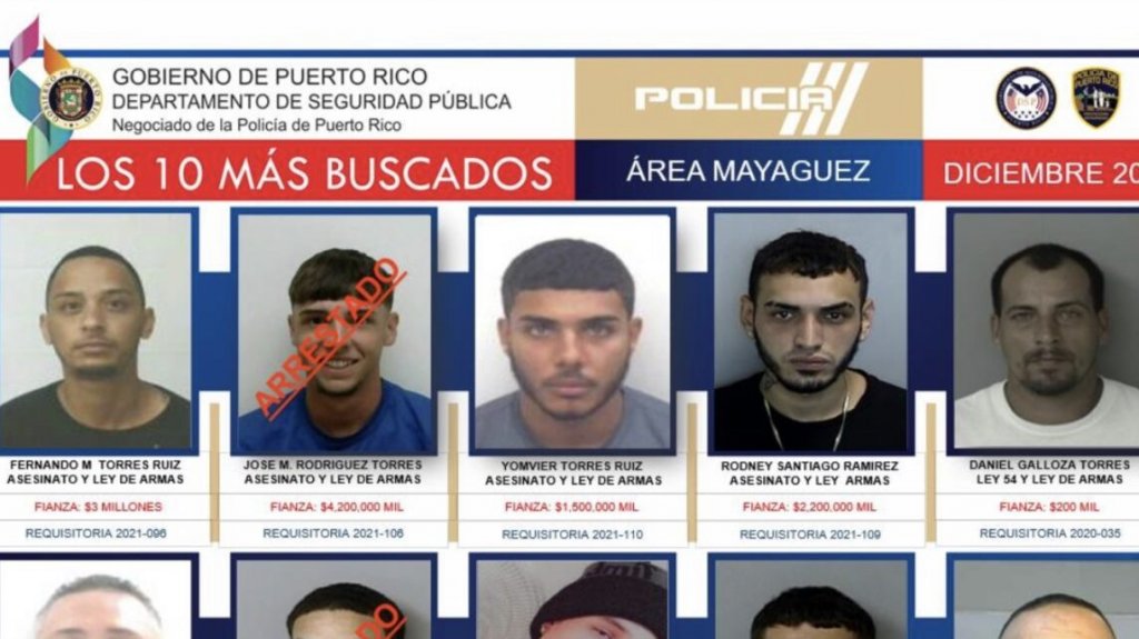  Arrestan a uno de los 10 mas buscados de Mayag&uuml;ez 