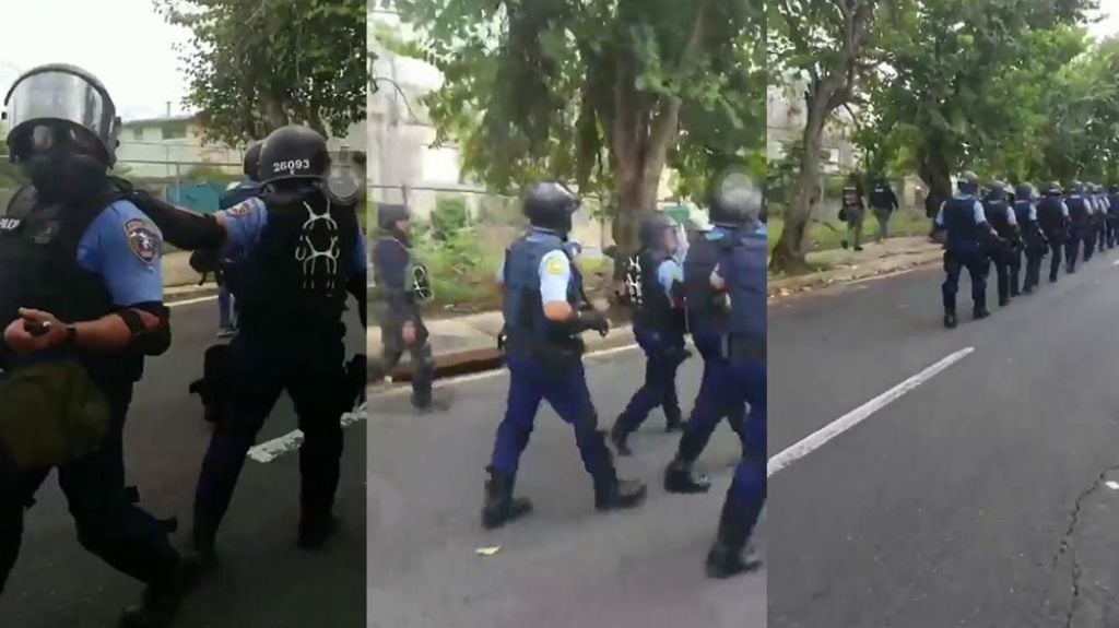  Video: Así es que dos mozalbetes intentaban provocar a la fuerza de choque para luego “cantarse víctimas” 