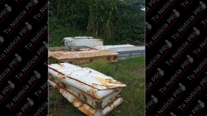 Vertedero de ataÃºdes en Sabana Hoyos