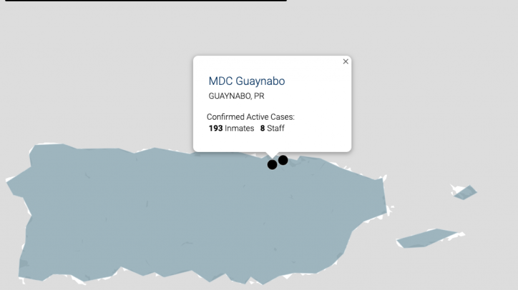  &ldquo;Lockdown&rdquo; en el Centro Metropolitano de Detenci&oacute;n en Guaynabo por casos de COVID-19 
