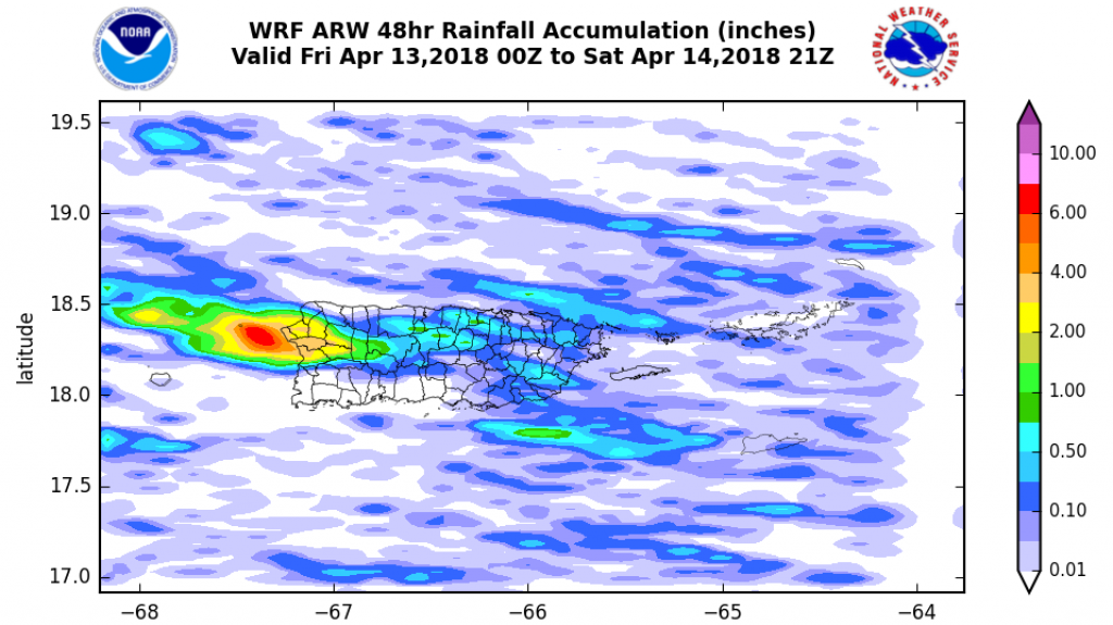  Fuertes aguaceros continuar&aacute;n manifest&aacute;ndose cada tarde, durante el fin de semana 