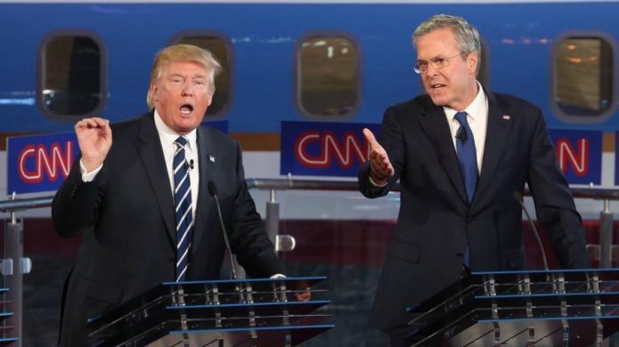 Jeb Bush y Donald Trump dominan el enfrentamiento en el debate republicano