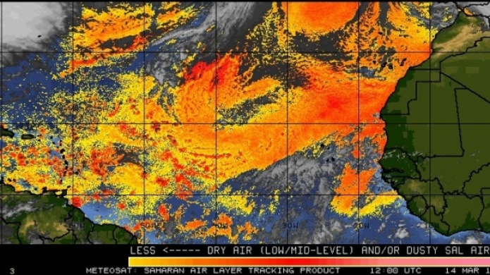 Llega aire seco y bruma, los cuales limitarÃ¡n la actividad de lluvia y promoverÃ¡n temperaturas calurosas. 