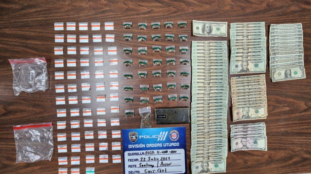  Seis detenidos y drogas confiscadas en operativo policial en Lares 