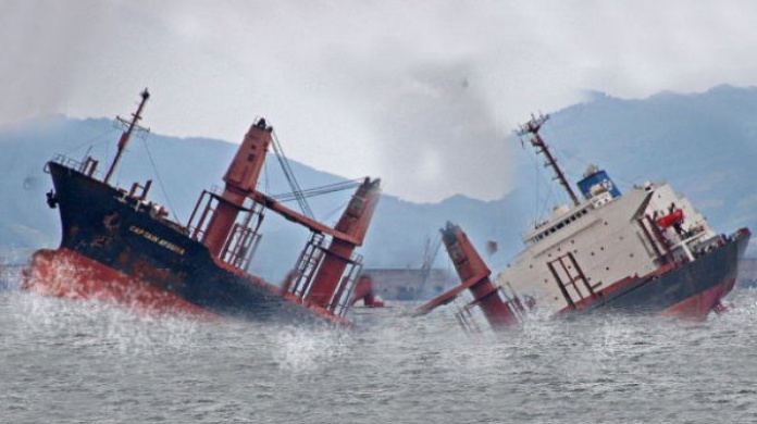 Un buque de carga panameÃ±o se hunde tras chocar con otro surcoreano cerca de JapÃ³n