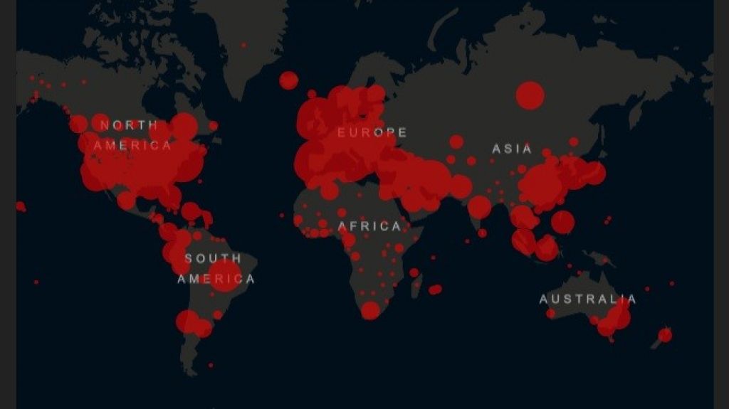  Alcanzan ya 1.1 millones lo casos de Covid-19 en el mundo y avanzan los contagios en Am&eacute;rica Latina 