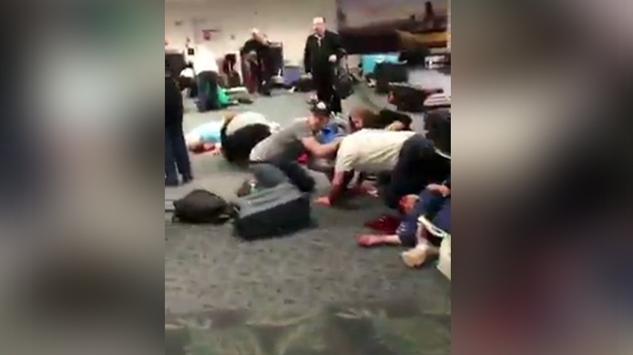 Publican el primer video del tiroteo en el aeropuerto de Fort Lauderdale