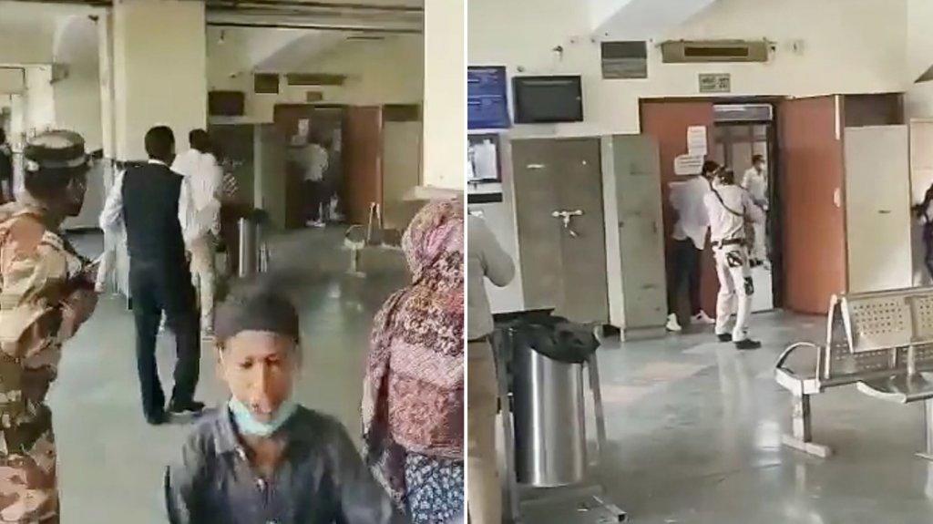  VIDEO: Dos pistoleros vestidos como abogados entran a la sala de un tribunal y matan a tiros al l&iacute;der de una banda rival durante su juicio en India 
