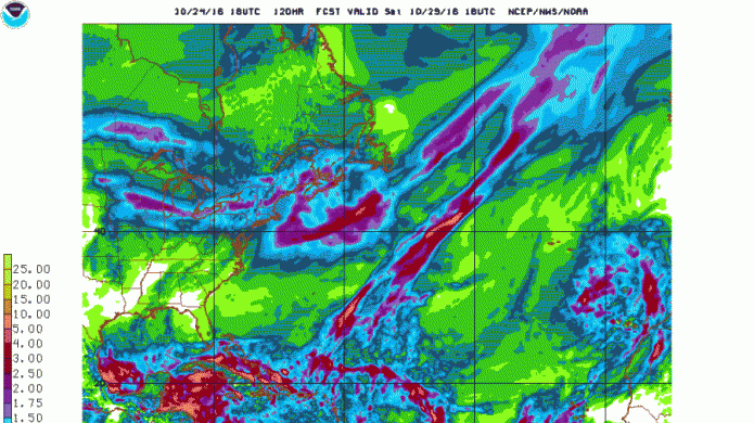 Tardes activas hacia el Centro, Oeste y porciones del Sur.