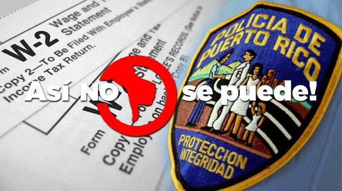 Gobierno deja otra vez arrollados, a policías  estatales con las W-2