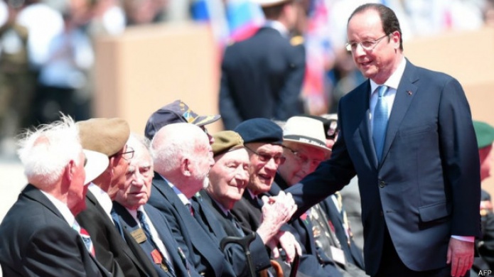 Veteranos y lÃ­deres mundiales conmemoran los 70 aÃ±os del DÃ­a D