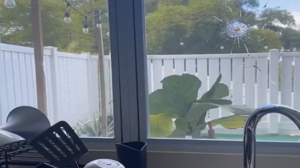 Video: Mujer en Caguas muestra lo que pasó en su casa con bala perdida ayer 