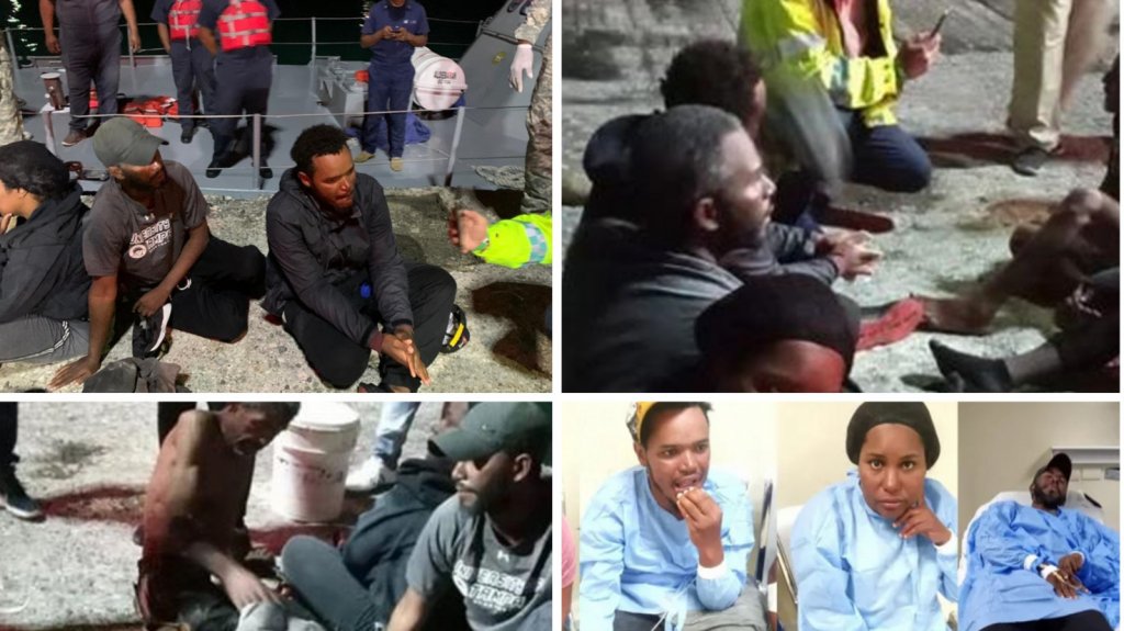  Unidades navales de RD rescatan a ocho náufragos que estaban desaparecidos cuando intentaron llegar hacia Puerto Rico 