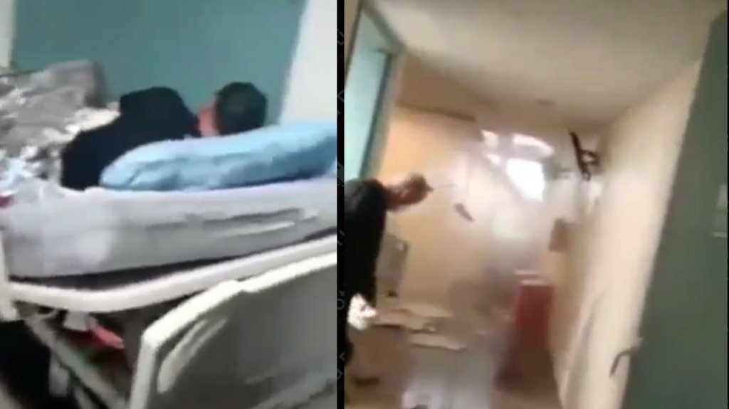  Publican video del momento en que hombre activo sistema contra incendios en Centro M&eacute;dico de Rio Piedras 