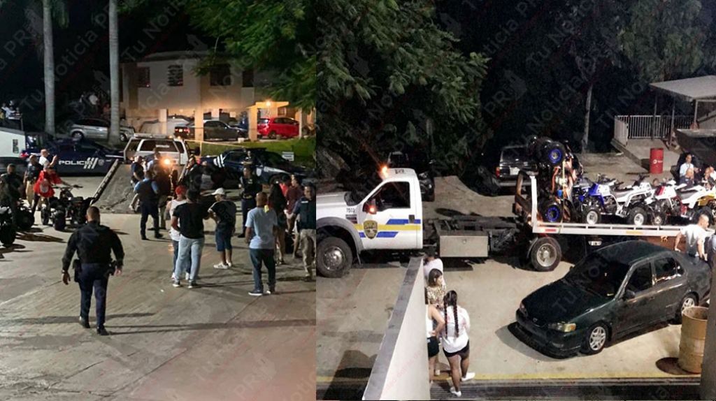  Salieron anoche de &ldquo;Jangueo en Four Track&rdquo; y la polic&iacute;a los dej&oacute; a pie 
