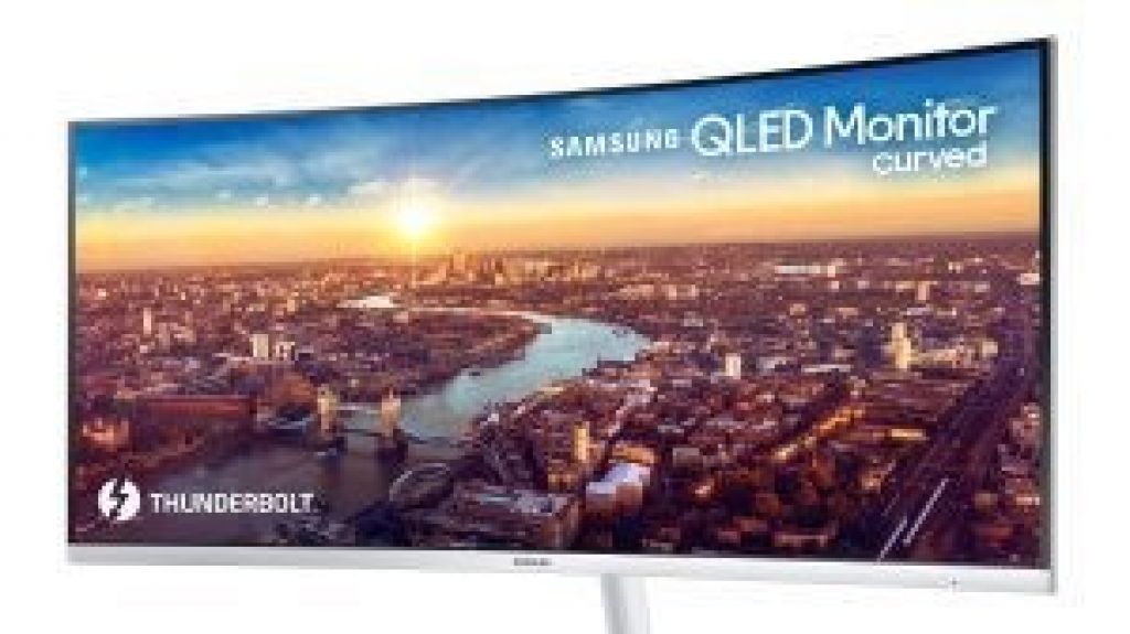  Samsung presenta el primer monitor curvo QLED Thunderbolt 3 en el CES 2018 